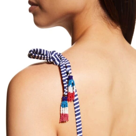 FARM Rio Anthropologie Graphic Rio One-Piece Swimsuit Sz M Retail Price $185.00 - Picture 8 of 16